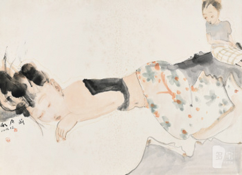 刘庆和 LIU QINGHE (b.1961) 睡 sleep